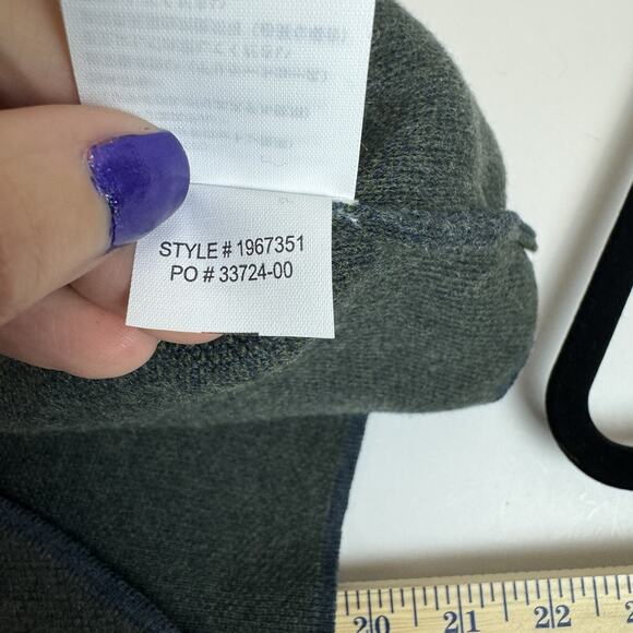 NWT Prana South Rock Green Sweater Dress XS Wool Organic Cotton Modest Church - Picture 12 of 12